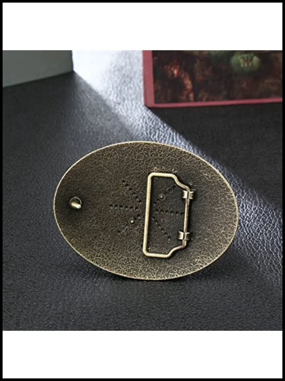Western Cowboy Belt Buckle with Initial Letter Floral Design Zinc Alloy